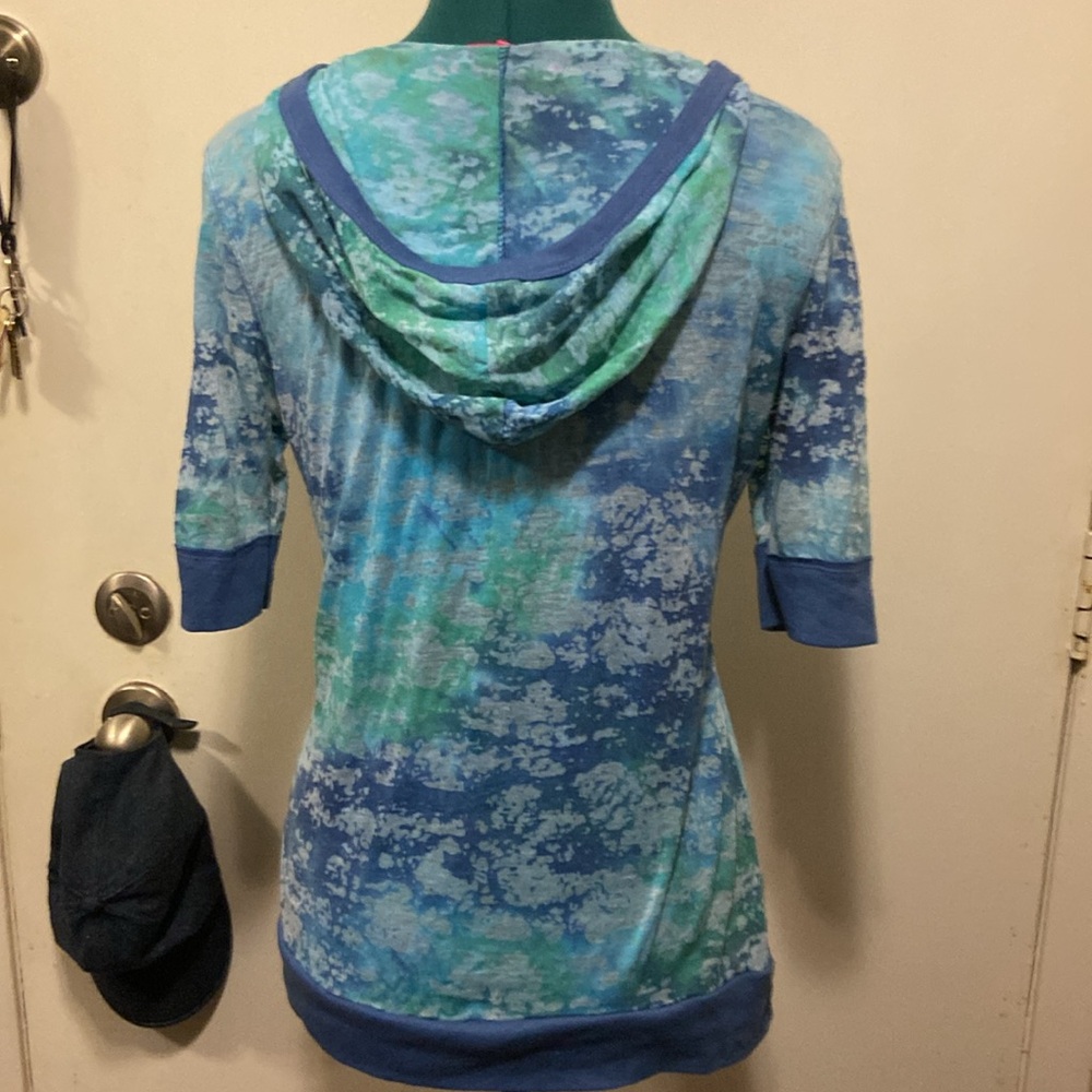 JR’s Hoodie Burnout Top 3/4 sleeves XL Almost Famous - Picture 5 of 7